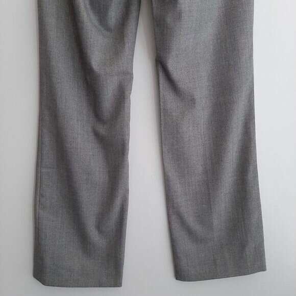 GAP Herringbone Pattern Classic Dress Pants Grey Sz 8 - Picture 9 of 11